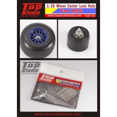 1/20 Red Bull Racing Renault RB6 Wheel Center Lock Nuts for Tamiya kit