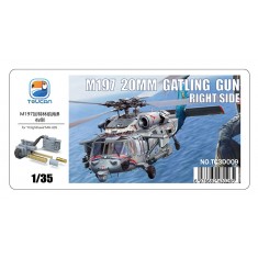 1/35 M197 20mm Gatling Gun Right Side for Knighthawk MH-60S