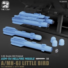 1/35 AGM-114 Hellfire Missile (3D Printed)