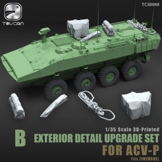 1/35 ACV-P Exterior Detail Upgrade Set B for Zimi kits