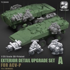1/35 ACV-P Exterior Detail Upgrade Set B for Zimi kits