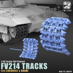 1/35 FV214 Conqueror Tracks for Zimi Model/DRAMi Kit (3D Printed)