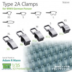 1/35 Type 2A Clamps for WWII German Panzer