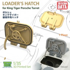 1/35 Loader's Hatch for King Tiger Porsche Turret
