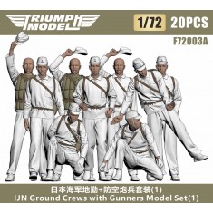 1/72 IJN Ground Crews with Gunners (20 figures)
