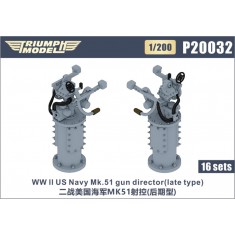 1/200 WWII US Navy Mk.51 Gun Director (late type) 16 sets