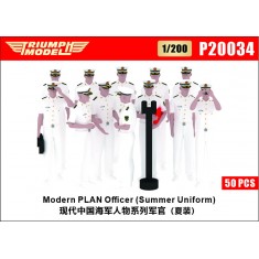 1/200 Modern PLAN Officer 50 Figures Set (Summer Uniform)