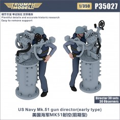 1/350 WWII US Navy Mk.51 Gun Director (early type) 28 sets with 28 Observers