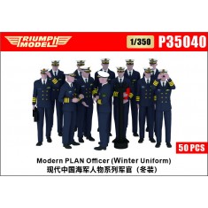 1/350 Modern PLAN Officer 50 Figures Set (Winter Uniform)