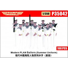 1/350 Modern PLAN Sailors 100 Figures Set (Summer Uniform)