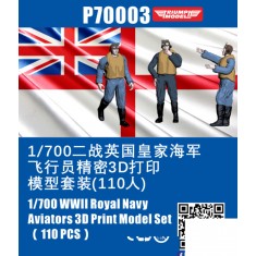 1/700 WWII Royal Navy Aviators (110 figures)