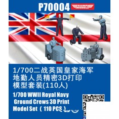 1/700 WWII Royal Navy Ground Crews (110 figures)