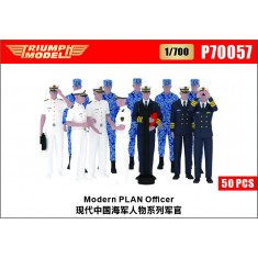 1/700 Modern PLAN Officer 50 Figures Set