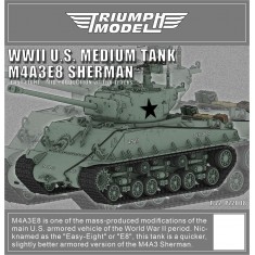 1/72 M4A3E8 Sherman ''Easy Eight'' Mid Production with T66 Tracks