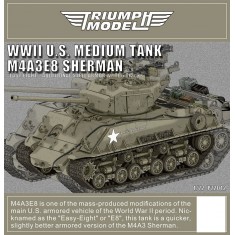 1/72 M4A3E8 Sherman ''Easy Eight'' Additional Steel Armour with T66 Tracks