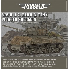 1/72 M4A3E8 Sherman ''Easy Eight'' Sandbag Armour with T66 Tracks