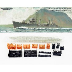 1/350 IJN Destroyer Matsu 1944 Resin Kit #Waterline Iwo Jima Transport Version