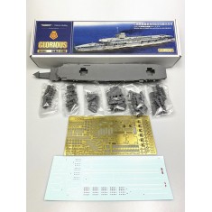 1/700 WWII Royal Navy Aircraft Carrier GLORIOUS 1940 Resin kit