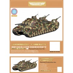 1/700 Landkreuzer P. 1000 Ratte Planned Production Ver. w/Metal Main Gun Barrel [Limited Edition]