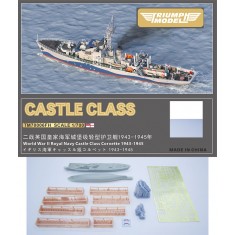1/700 WWII Royal Navy Castle Class Corvette 1943-1945 Resin kit (Full Hull Ver.)