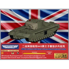 1/72 WWII British A43 Black Prince Heavy Infantry Tank