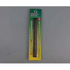 20cm Brass Pipe Set 1 (8pcs, dia: 0.3, 0.4, 0.5, 0.6mm)