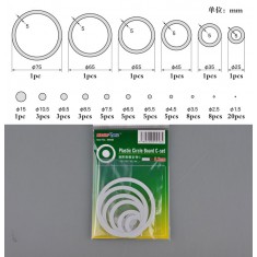 Plastic Circle Board C-set (thickness: 0.3mm)