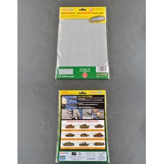 Zimmerit Plastic Sheet (A4) for 1/35 Model Tanks