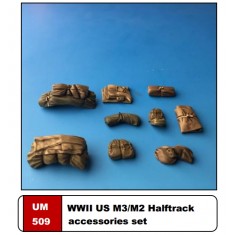 1/35 WWII US M3/M2 Halftrack Accessories Set 