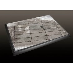 1/72 Diorama Scenic Display-Russian PAG-Type Taxiway Winter Rectangular (Tarmac sheet, A4)