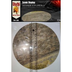 1/72 Diorama Scenic Display - WWII Japanese Airfield (former Australian) #Circular