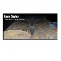 1/48 Diorama Scenic Display - Compass Swing Ramp for Props/Jets (Circular, 2pcs)