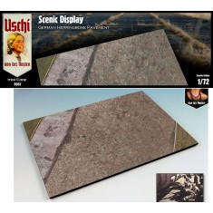 1/72 German Herringbone Pavement 1930s-1960s Display Base (1x A4, rectangular)