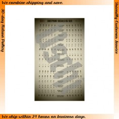 1/35 Bootprint Decals w/Mud effect
