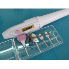 Electric Polishing & Stirring Device (w/5 Different Sanding Heads & 1 Stirrer)