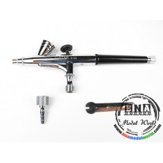 S-120 0.2mm Dual Action Airbrush w/5cc Gravity Feed Cup
