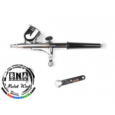 S-130 0.3mm Dual Action Airbrush w/9cc Gravity Feed Cup