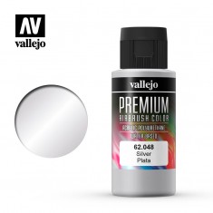 Acrylic Airbrush Paint - Premium Colour #Silver (60ml)