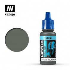[Mecha Colour] Acrylic Paint - #Gunmetal (17ml)
