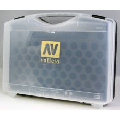 Empty Plastic Storage Case for Paints and Brushes