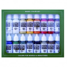Acrylic Paint Set - Napoleonic Colours French & British 1789-1815 (16 x 17ml)
