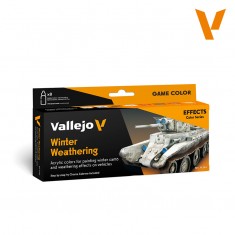 Game Colour Acrylic Paint Set - Winter Weathering (8x 18ml/0.6 fl oz)