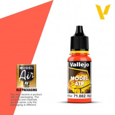 Model Air Acrylic Paint - Fluorescent Red 17ml