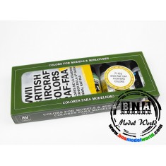 Model Air Acrylic Paint Set - WWII RAF Day Fighters (8 x 17ml)
