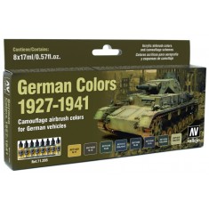 Acrylic Airbrush Paint Set - German Colours 1927-1941 (8 x 17ml)