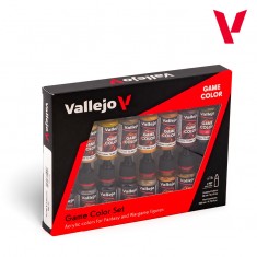 Acrylic Paint Set - Game Colour #Leather & Metal (16x 18ml/0.6 fl oz)