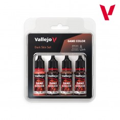 Game Colour Acrylic Paint Set - Dark Skin (4x 18ml)