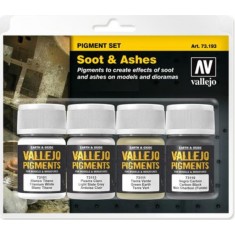 Pigments Set - Soot and Ashes (4x 30ml)