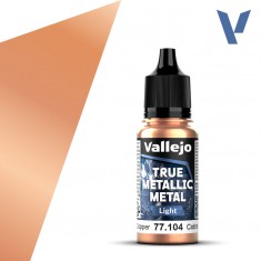 True Metallic Metal Light Paint - Ancient Copper (18ml, for brightening Base tones)