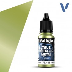 True Metallic Metal Light Paint - Amber Green (18ml, for brightening Base tones)